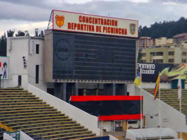 Alto-falantes do Estádio Atahualpa são testados para jogo do Inter  Leandro Behs/