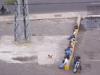 Cambistas aguardam em frente ao estádio pela chegada de torcedores