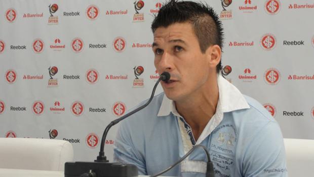 Jogadores do Inter comemoram retorno da tranquilidade Eduardo Cecconi /clicRBS