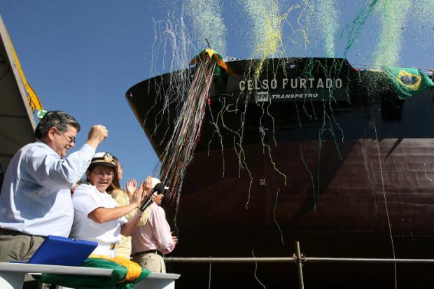 FOTO: Transpetro lança ao mar navio "Celso Furtado" Petrobras / Divulgação/ FOTO: Transpetro lança ao mar navio "Celso Furtado" Petrobras / Divulgação/