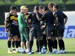 Seleção faz seu primeiro treino em Barcelona
