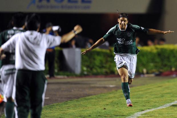 Goiás vence por 2 a 0 o Independiente no primeiro jogo das finais da Sul-Americana Evaristo Sa, AFP/