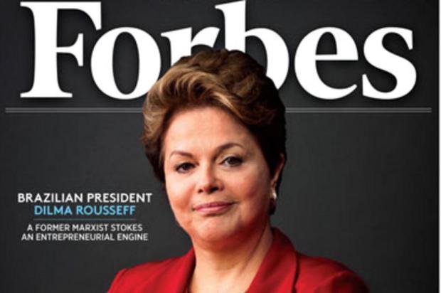 Dilma é a terceira mulher mais poderosa do mundo, segundo ranking da Forbes Reprodução/Forbes